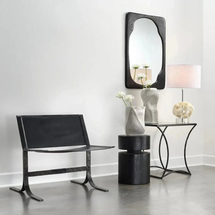 Alessa Leather Accent Sling Chair - LOOMLAN - Jamie Young - Accent Chairs
