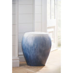 Alexander Blue Ceramic Outdoor Garden Stool