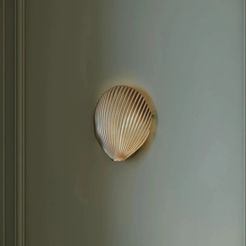 Alexine Antique Brass Nature-Inspired Wall Sconce