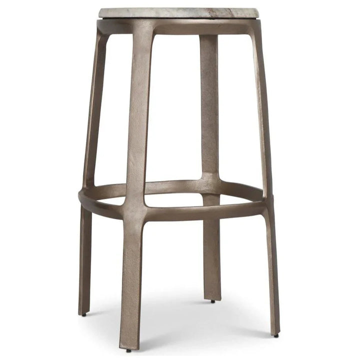 Alfie Marble Top Bar Stool - LOOMLAN - Urbia - Bar Stools