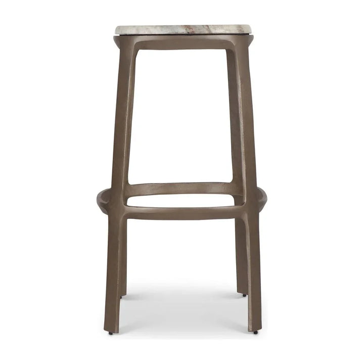 Alfie Marble Top Bar Stool - LOOMLAN - Urbia - Bar Stools