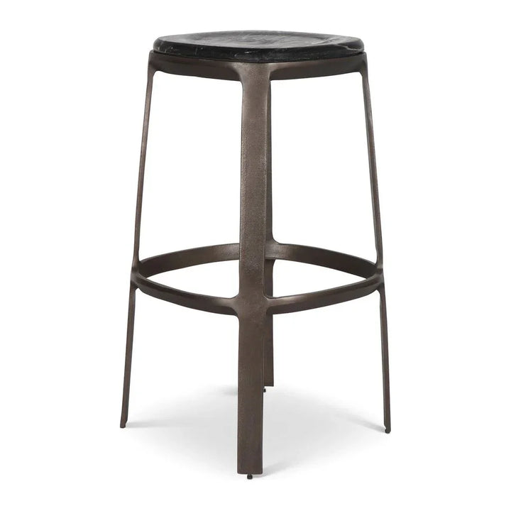 Alfie Marble Top Bar Stool - LOOMLAN - Urbia - Bar Stools