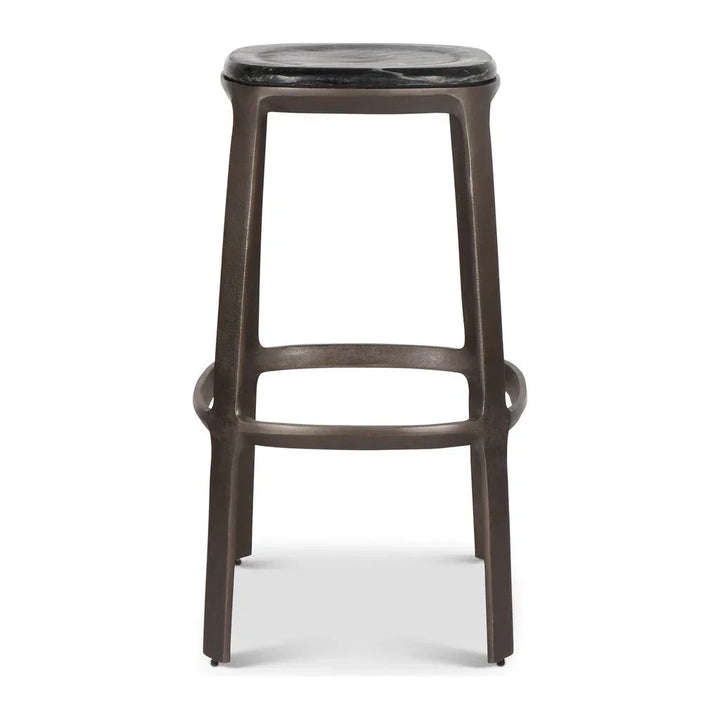 Alfie Marble Top Bar Stool - LOOMLAN - Urbia - Bar Stools