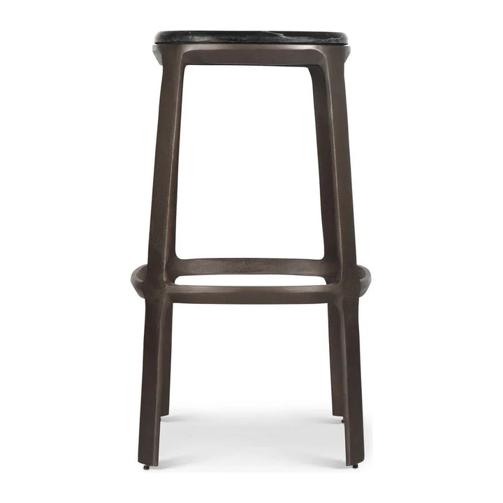 Alfie Marble Top Bar Stool - LOOMLAN - Urbia - Bar Stools