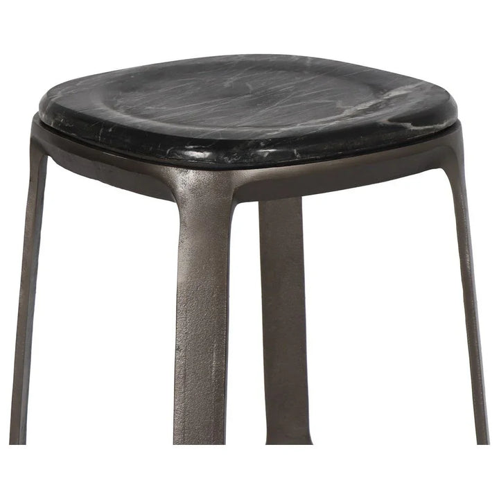 Alfie Marble Top Bar Stool - LOOMLAN - Urbia - Bar Stools