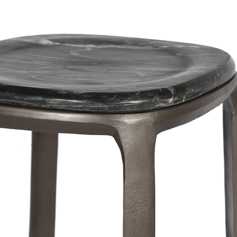 Alfie Marble Top Counter Stool