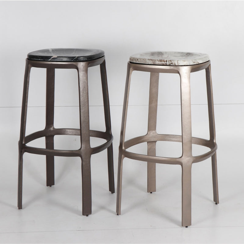 Alfie Marble Top Counter Stool