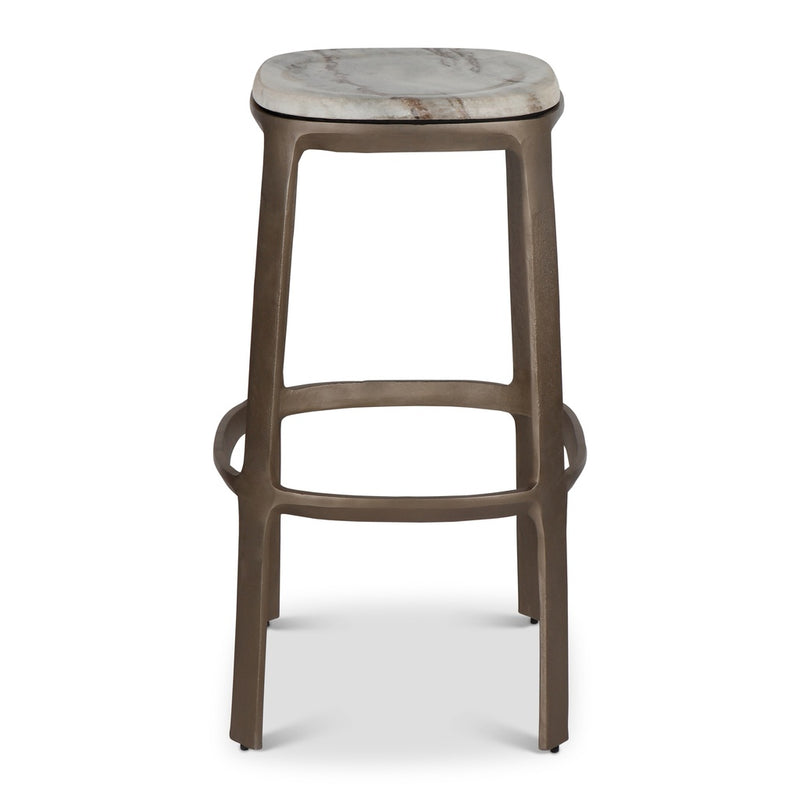 Alfie Marble Top Bar Stool