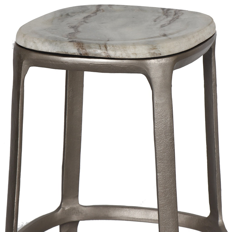 Alfie Marble Top Counter Stool