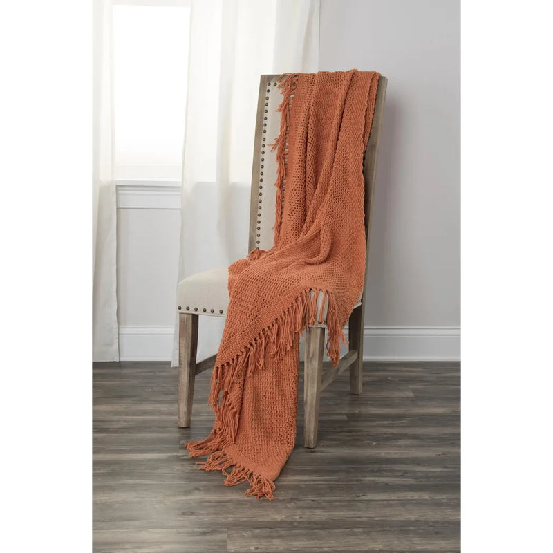 Alicia 100% Cotton Throw Blanket for Couch