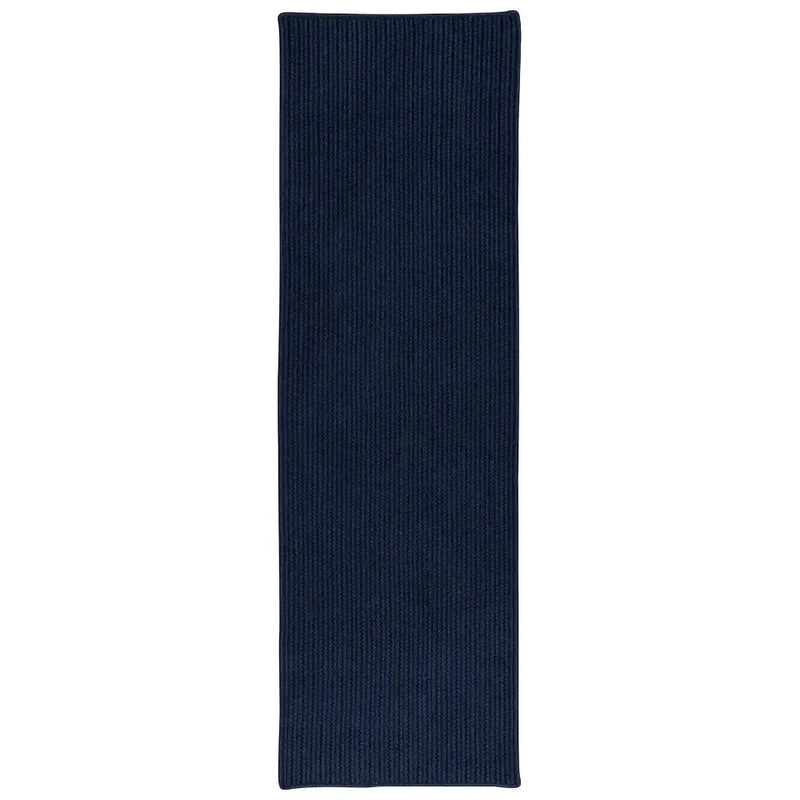 All-Purpose Mudroom Runner Outdoor Rugs-Outdoor Rugs-Colonial Mills-Navy-2' x 5'-LOOMLAN