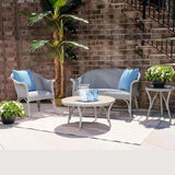 All Seasons Patio Furniture 4 Pc Settle Set-Outdoor Lounge Sets-Lloyd Flanders-LOOMLAN