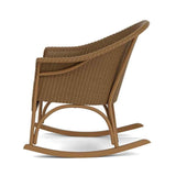 All Seasons Patio High Back Porch Rocker With Padded Seat Outdoor Lounge Chairs LOOMLAN By Lloyd Flanders