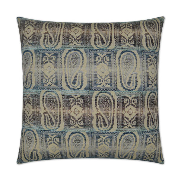 Allegory Pillow - Blue-Throw Pillows-D.V. KAP-LOOMLAN