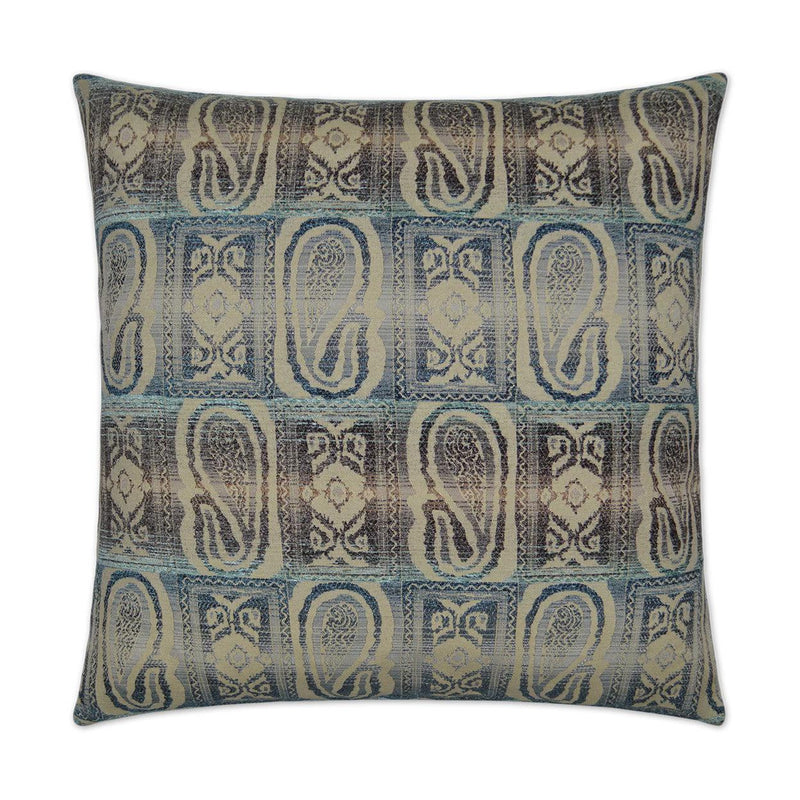 Allegory Pillow - Blue-Throw Pillows-D.V. KAP-LOOMLAN