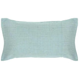 Allegra Aqua Blue Cotton Throw Blanket Set