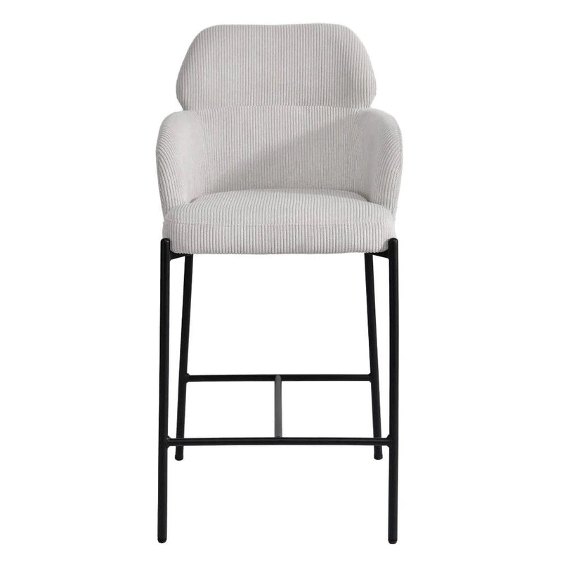 Allegra Polyester Upholstered Counter Stool