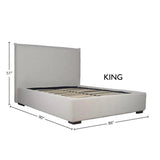 Allure Performance Fabric Storage Bed-Beds-LH Imports-LOOMLAN