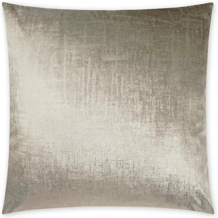 Alnwick Buff Glam Solid Taupe Large Throw Pillow Insert - LOOMLAN - D.V. Kap - Throw Pillows