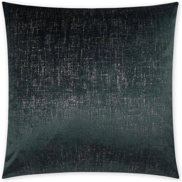 Alnwick Glam Solid Black Large Throw Pillow Insert - LOOMLAN - D.V. Kap - Throw Pillows