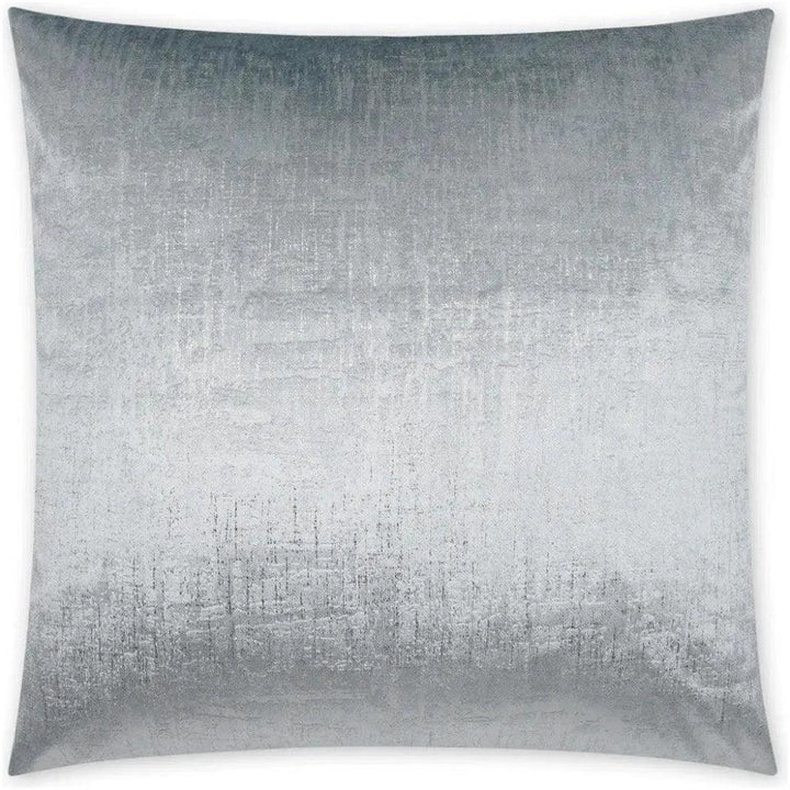 Alnwick Glam Solid Silver Large Throw Pillow Insert - LOOMLAN - D.V. Kap - Throw Pillows