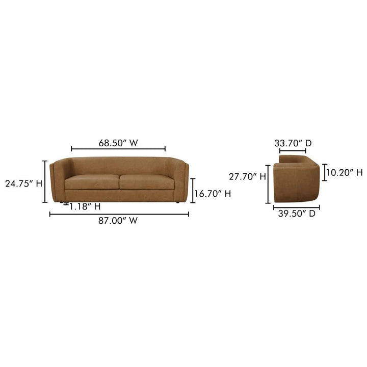 Alora Removable Cushions Sofa - LOOMLAN - Moe's Home - Sofas & Loveseats
