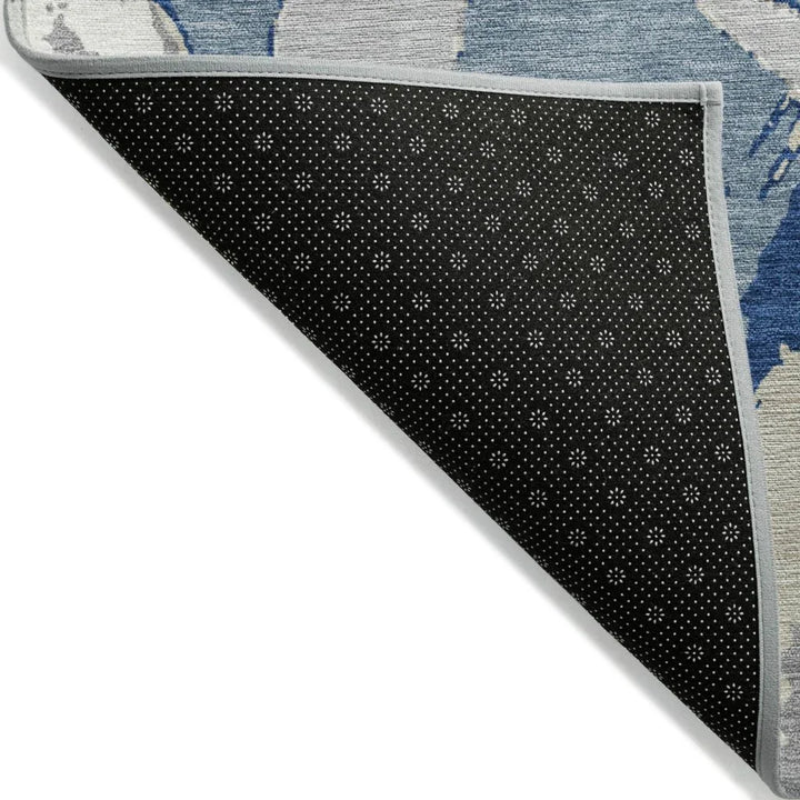 Aloura Denim Washable Indoor-Outdoor Rug-Outdoor Rugs-LOOMLAN Rugs-LOOMLAN