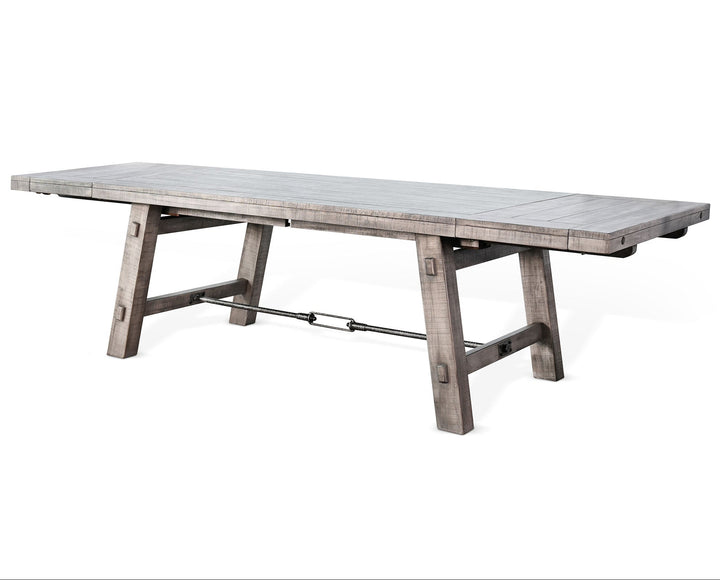 Alpine Extendable Dining Table with Turnbuckle-Dining Tables-Sunny D-LOOMLAN