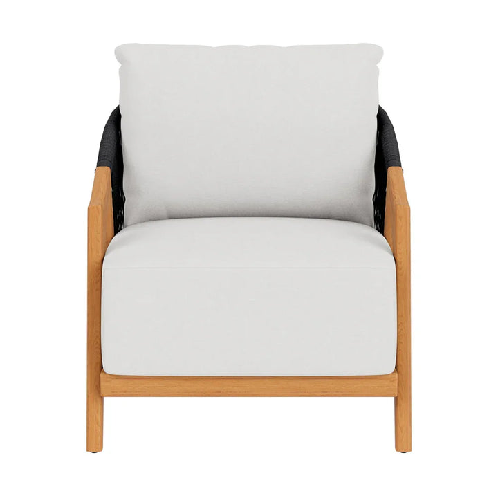 Alpine Teak Wooden Outdoor Lounge Chair-Outdoor Lounge Chairs-Lloyd Flanders-LOOMLAN