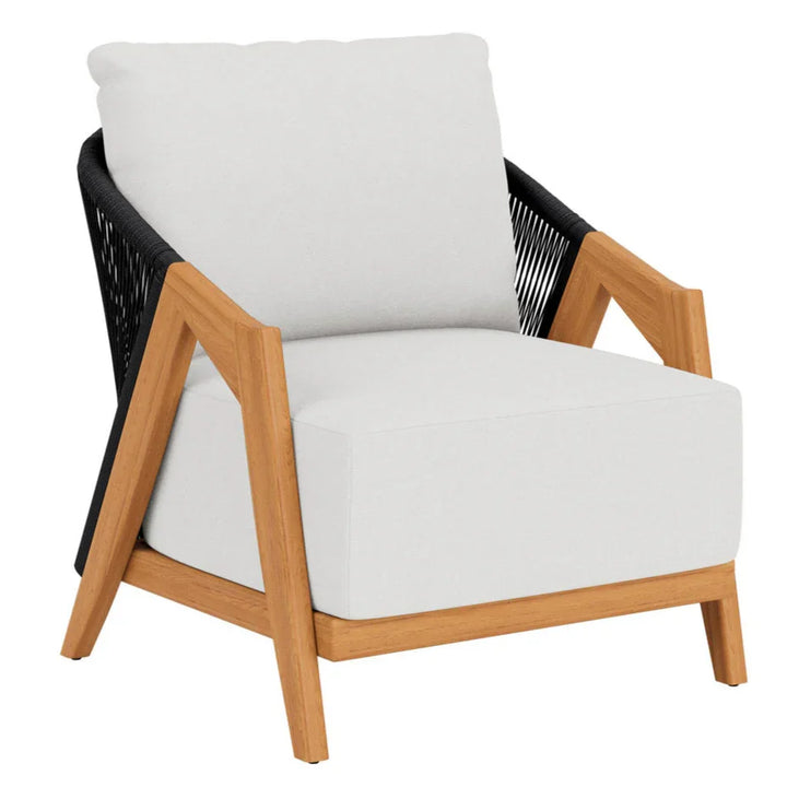 Alpine Teak Wooden Outdoor Lounge Chair-Outdoor Lounge Chairs-Lloyd Flanders-LOOMLAN