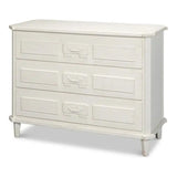 Altus Commode Antique White Three Drawers Chest