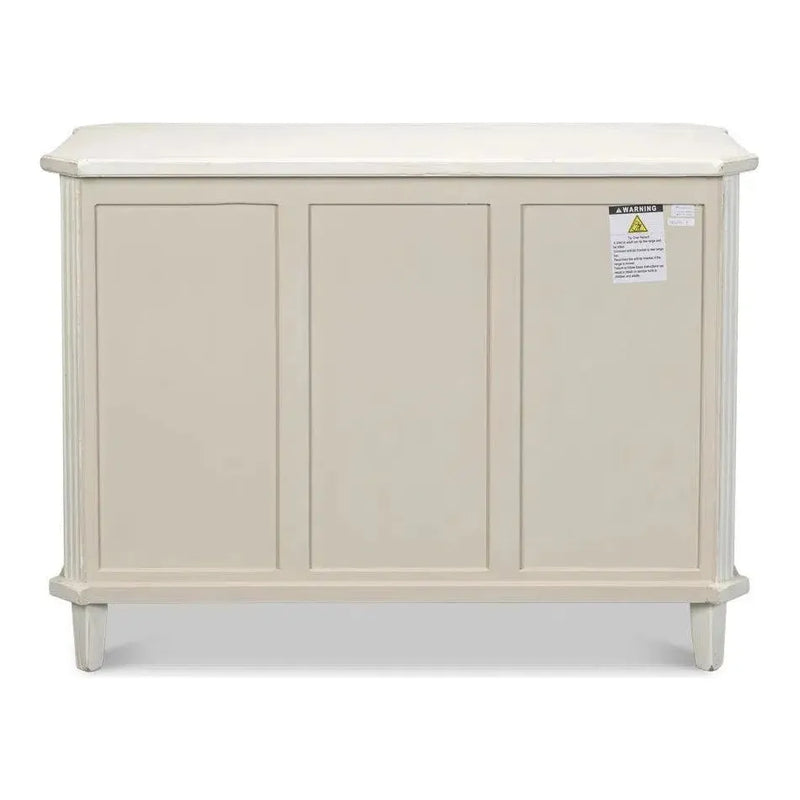 Altus Commode Antique White Three Drawers Chest