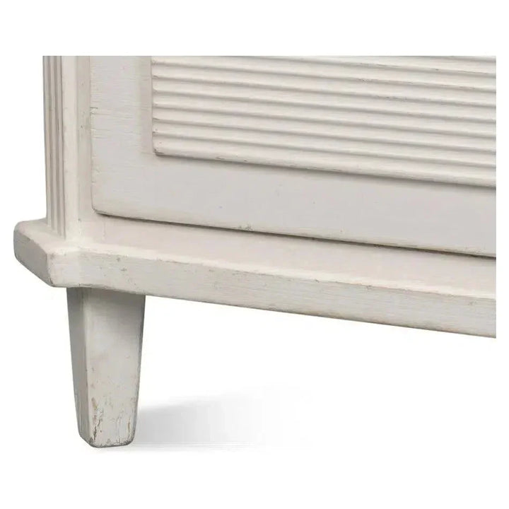 Altus Commode Antique White Three Drawers Chest - LOOMLAN - Sarreid - Chests