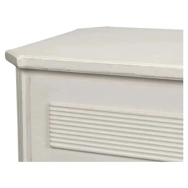 Altus Commode Antique White Three Drawers Chest - LOOMLAN - Sarreid - Chests