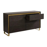 Alvaro Dresser Push-To-Open Drawers In Grey