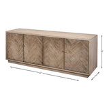 Amalia TV Stand Stone Grey-TV Stands & Media Centers-Sarreid-LOOMLAN