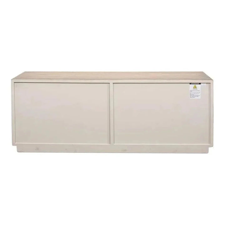 Amalia TV Stand Stone Grey - LOOMLAN - Sarreid - TV Stands & Media Centers