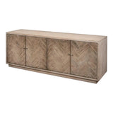 Amalia TV Stand Stone Grey-TV Stands & Media Centers-Sarreid-LOOMLAN