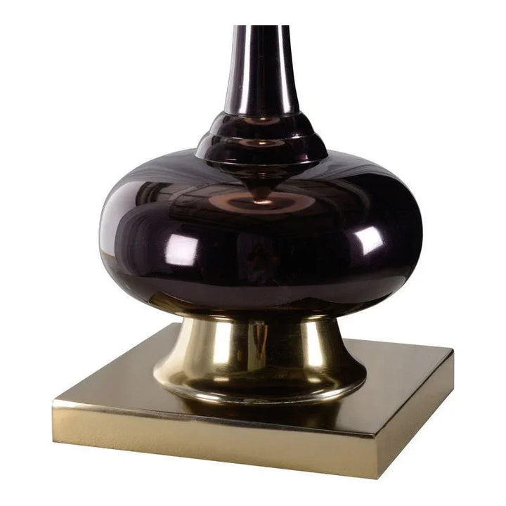 Amaya Enameled Bottle Shaped Table Lamp - LOOMLAN - Wildwood - Table Lamps