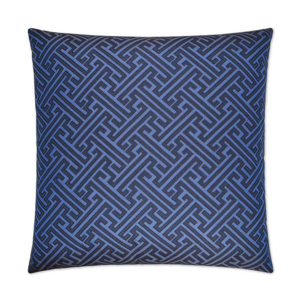 Amazed Pillow - Blue-Throw Pillows-D.V. KAP-LOOMLAN
