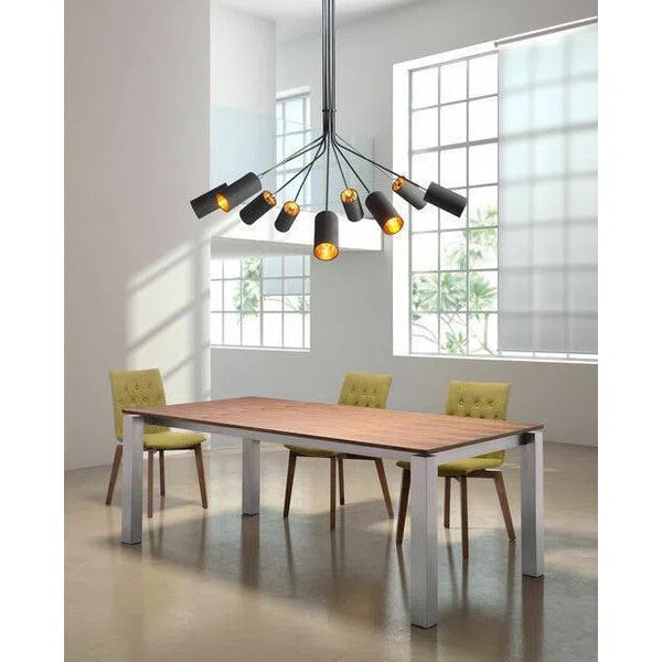 Ambition Ceiling Lamp Black Pendants LOOMLAN By Zuo Modern
