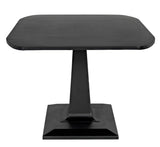 Amboss Black Steel Rectangle Dining Table-Dining Tables-Noir-LOOMLAN