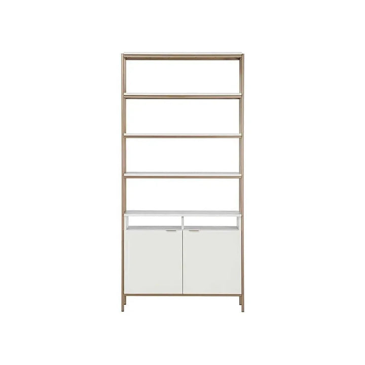 Ambrose Iron Framed Etagere-Etageres-SUNPAN-LOOMLAN