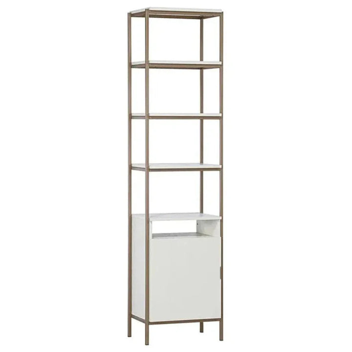 Ambrose Iron Framed Etagere-Etageres-SUNPAN-Champagne Gold-Cream-Small-LOOMLAN