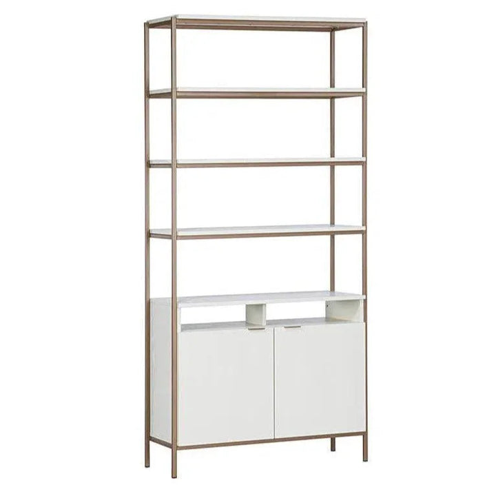Ambrose Iron Framed Etagere-Etageres-SUNPAN-Champagne Gold-Cream-Large-LOOMLAN