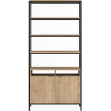 Ambrose Wooden Iron Modular Bookcase