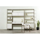 Ambrose Wooden Iron Modular Bookcase