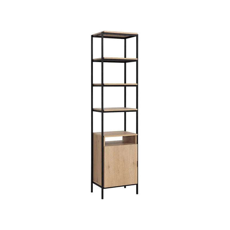 Ambrose Wooden Iron Modular Bookcase