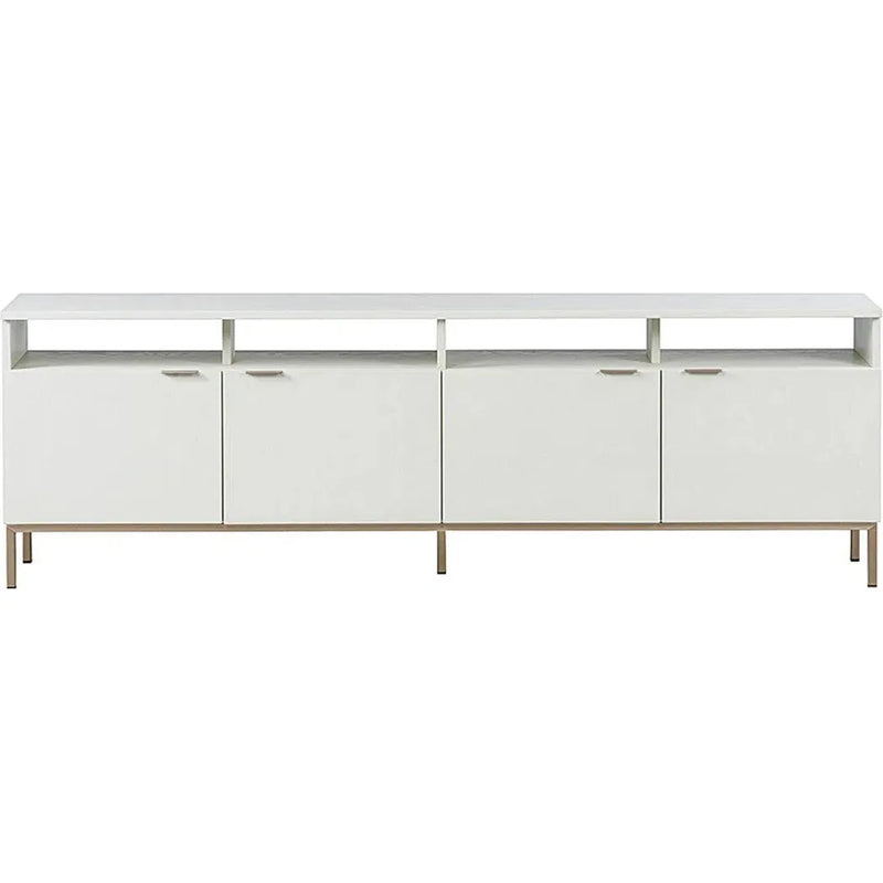 Ambrose Wooden Iron Modular Media Console & Cabinet-TV Stands & Media Centers-SUNPAN-LOOMLAN