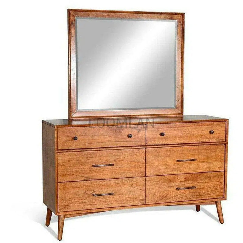 Americ Modern 6 Drawer Dresser